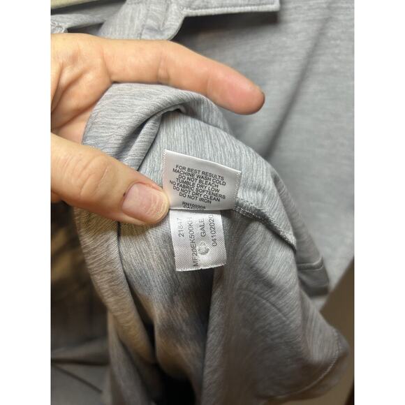 Peter Millar Men's XXL Crown Crafted Gray Short Sleeve Polo With Pocket - Picture 7 of 7